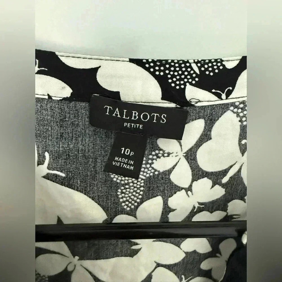 DOTTED BUTTERFLIES POPLIN SHIRTDRESS - Picture 5 of 7